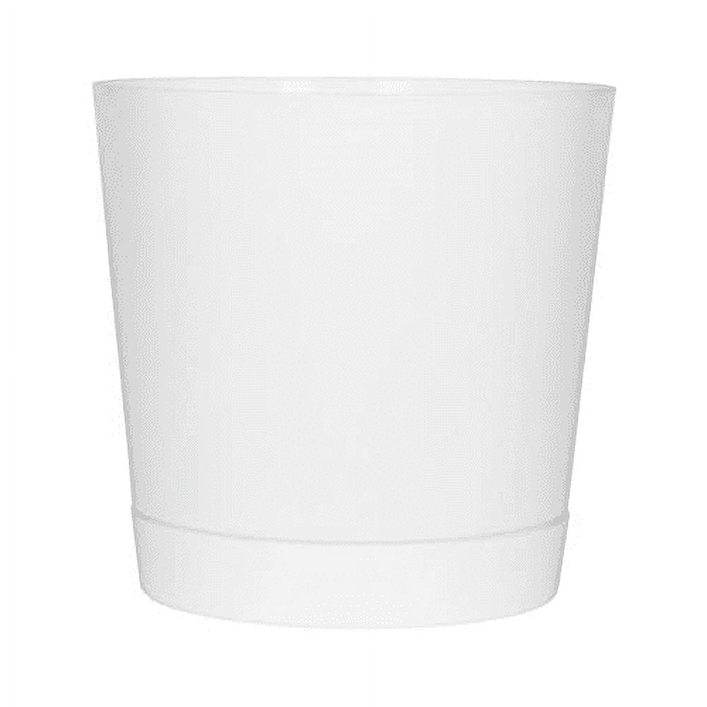 Root & Vessel Majestic Full Depth Cylinder Planter, White, 14"
