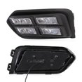 thumbnail image 4 of CSCSNL 2 piezas de luces LED de circulación diurna para Honda City Grace 2017 2018 2019, cubierta de luz antiniebla DRL con señal de giro amarilla, luces antiniebla, 4 of 5