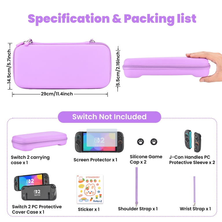 Nintendo Switch 16 in 1 Pack, Includes OLED Accessories, Case