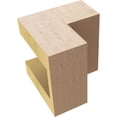 thumbnail image 6 of 4"W x 4"D x 4"H Wide Chapel Hill Rough Cedar Woodgrain TimberThane Corbel, Primed Tan, 6 of 6