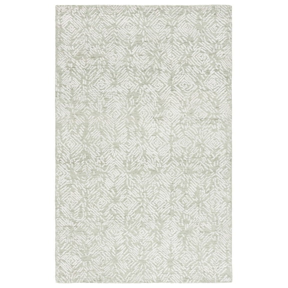 SAFAVIEH Glamour Owen Abstract Area Rug, Sage/Ivory, 8' x 10'
