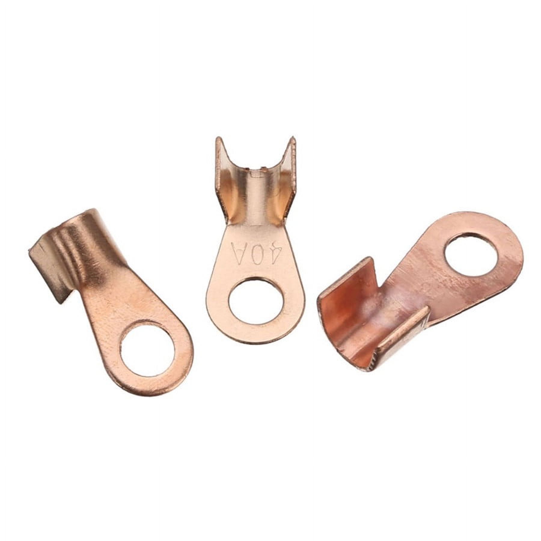 Zyutaosan 90Pcs Copper Battery Cable Connector Terminal Open Lugs Wire Terminals Ot 10A-100A