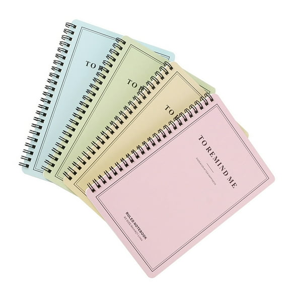 WORGEOUS 4 Pcs Subject Notebook Notebooks 21*14.2cm