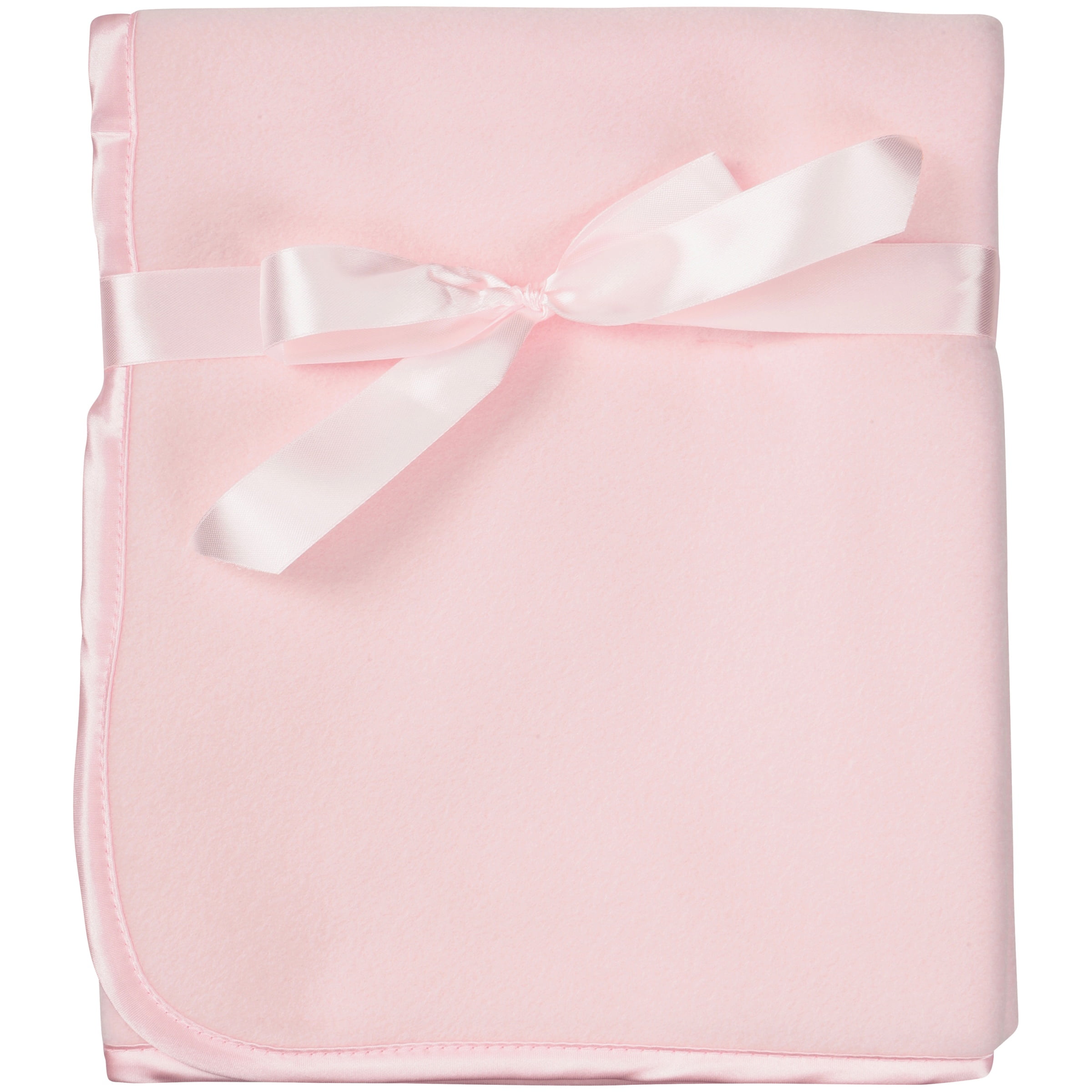 TL Care Fleece Blanket with Satin Trim, Pink, 3/8", for Girls Walmart