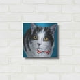 thumbnail image 3 of Luxe Metal Art 'Classy Cat I' by Carolee Vitaletti, Metal Wall Art, 12"x12", 3 of 7