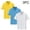 Yellow, variant on Amidoa 3 Pack Unisex Kids Polo Shirts Short Sleeve – Boys Girls Sport Casual Performance Top Set Solid Color School Uniform,Green Size 8