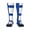 1 Black, variant on Flag Of Finland Knee High Socks for Women Long Leg Warmers Socks
