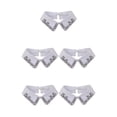 thumbnail image 1 of Cuello falso Qarigey Ligero Moda Mujer Corbata Lavable desmontable Negro Blanco, 1 of 6