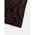 thumbnail image 3 of Scenario Women's Printed Square Scarf, Leopard, 3 of 3