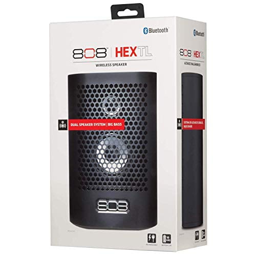 808 Audio SP901BKP HEX TL Rechargeable Portable Speaker with