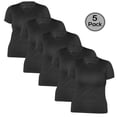thumbnail image 1 of 5 Senses Pack of 5 Women's T-Shirt, Quick Dry Performance fabric, 100% Polyester, 1 of 3