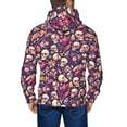thumbnail image 5 of Zip Up Hoodies for Men - music Skull record Guitar Long Sleeve Comfrt Men'S Fashion Hoodies & Sweatshirts, Jackets for Men Hoodies Pullover Clothing Clothes with Pouch, 5 of 5