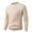 Khaki, variant on Men Striped Elastic Knit Sweater Warmth Laziness Loose Casual Round-Neck Sweater
