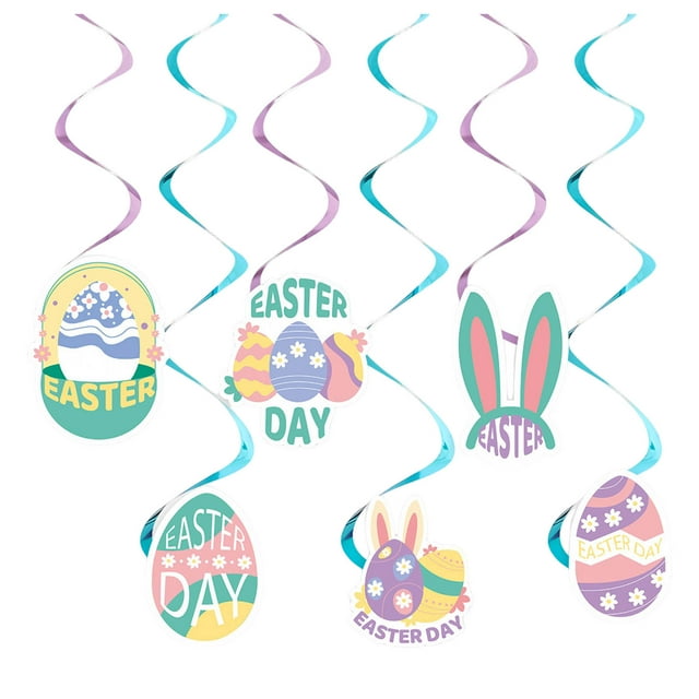 Easter Party Supplies, Happy Easter Party Tableware, Happy Easter Banner, Rabbit Paper Plates Napkins Cups for Easter Spring Party Decorations