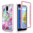 thumbnail image 4 of For BLU Wiko Ride Case, AT&T Radiant Core/Cricket Icon with Built-in Screen Protector, Nagebee Full-Body Protective Rugged Bumper Cover, Shockproof Durable Case (Fantasy), 4 of 5