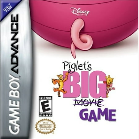 Piglet's Big Game - Nintendo Gameboy Advance GBA (Best Gameboy Rpg Games)