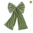 thumbnail image 2 of Corona Navidad Lazos Navideña Interior Y Exterior () Verde, 2 of 9