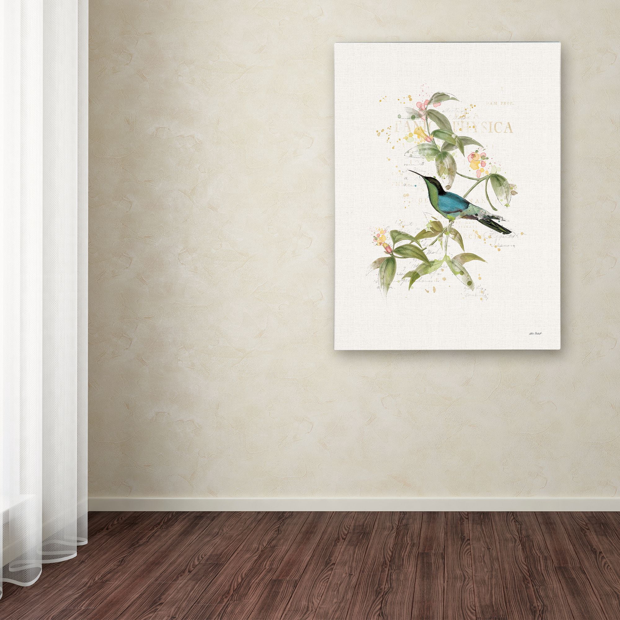 Trademark Fine Art 'Colorful Hummingbirds IV' Canvas Art by Katie Pertiet