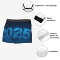 thumbnail image 3 of Yiaed Happy New Year 2025 A Print Men's Soft Cotton Boxer Shorts Breathable Boxers Underwear Moisture-Wicking Underwear Stretch Boxer Briefs for Man-X-Large, 3 of 5