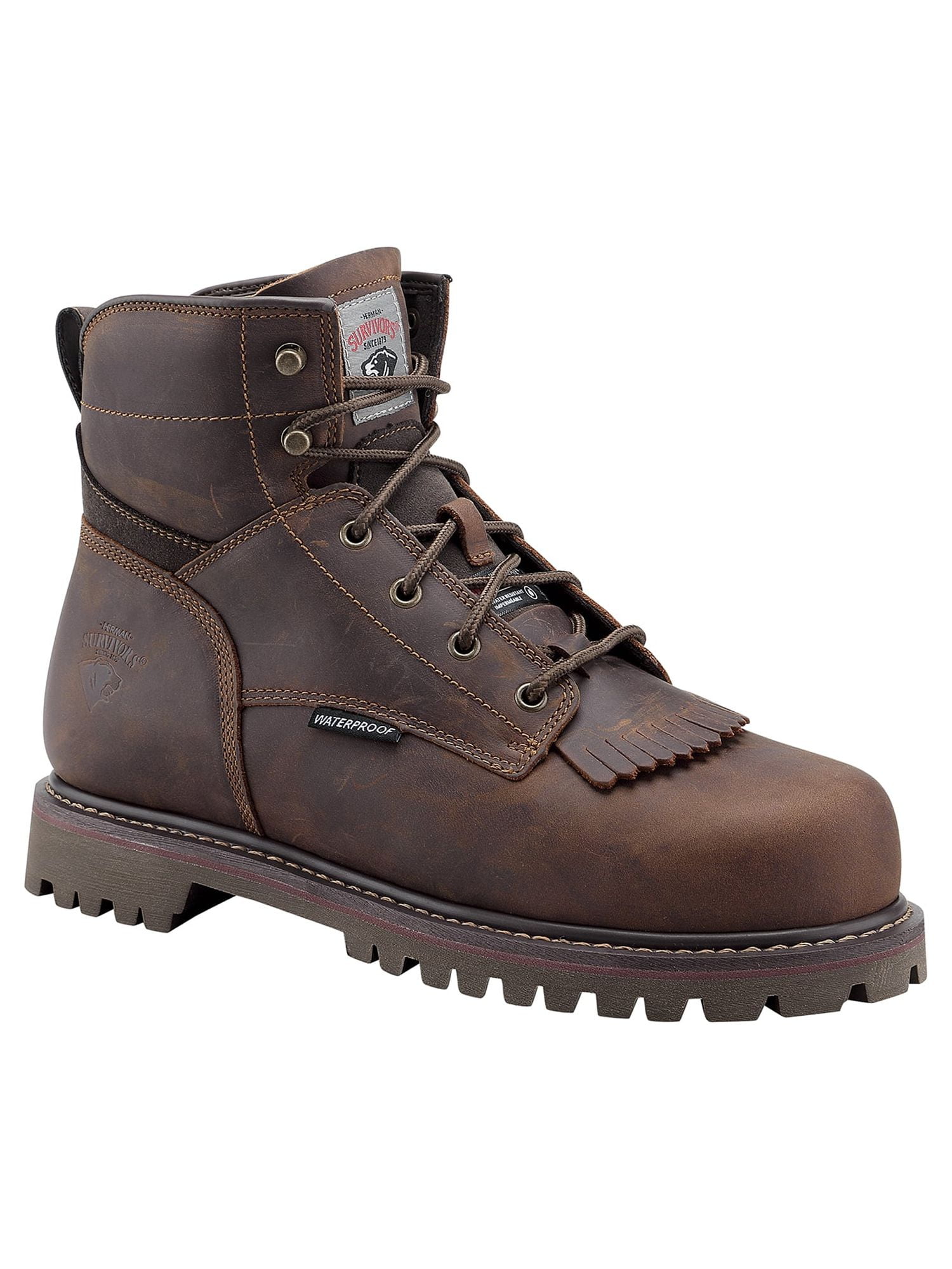 Herman Survivors Men s Dover Waterproof 6 Steel Toe Work Boots Walmart