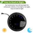 thumbnail image 5 of Unique Bargains 5" 127mm Tachometer Gauge Colorful Pointer RPM Tachometer tach Gauge 0-11000RPM w/ Sensor and Bracket Universal Tachometer Car DC 12V, 5 of 7