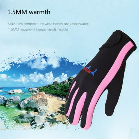 Super Stretch Neoprene Gloves - Swim Diving Surfing Snorkeling Kayaking Neoprene Sports Gloves