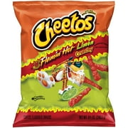 (4 pack) (4 Pack) Cheetos, Crunchy Cheese Flavored Snacks, Flamin' Hot Limon, 8.5 Oz