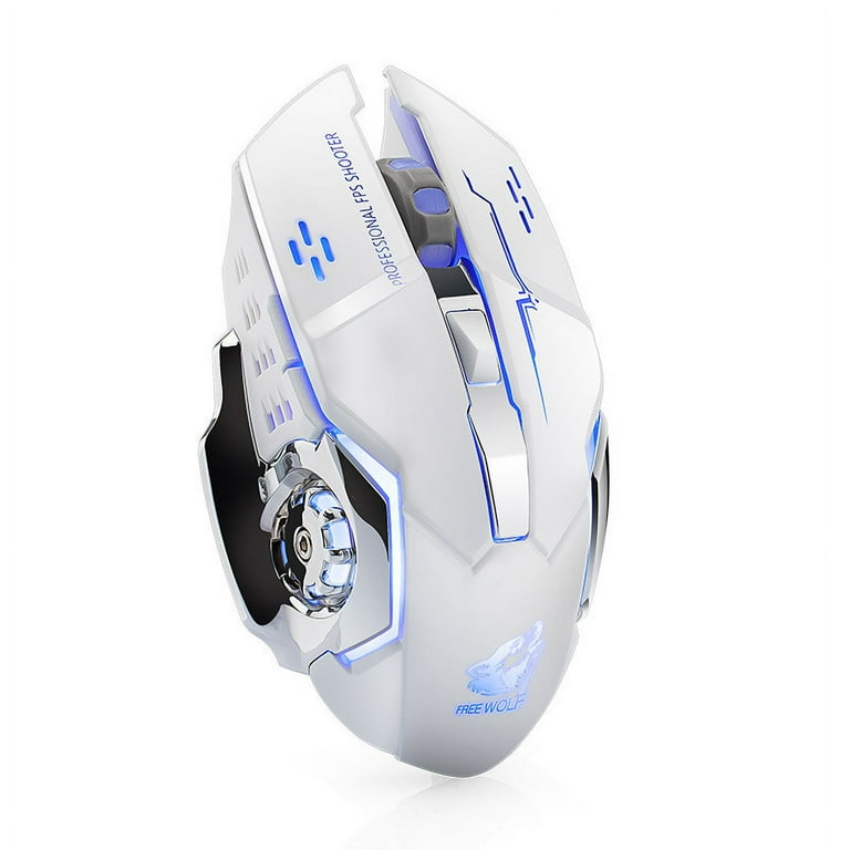 Free Wolf X8 Wireless charging game Mouse office luminous