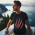 thumbnail image 5 of Men Oversize T-ShirtArt Painting (51) Summer Casual Short Sleeve Crew Neck Loose Tee Tops XS-5XL, 5 of 5
