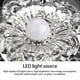 thumbnail image 3 of Inteprter Luz de techo Accesorios para el hogar Lámpara de pared decorativa Hermoso dispositivo de iluminación Sensible Práctica Decoración Ornamento Iluminación y accesorios Luz blanca Inteprter HA067025-03, 3 of 6