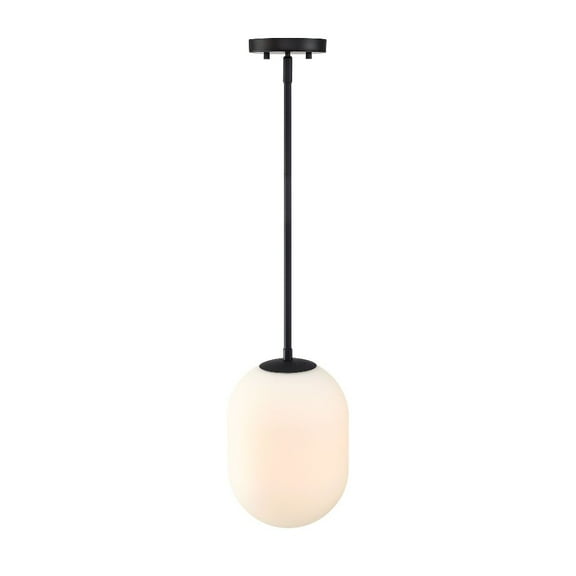 D324M-8P-MB Designers Fountain Noor - 1 Light Pendant-12.75 Inch Tall and 8.5 Inch Wide-Matte Black Finish