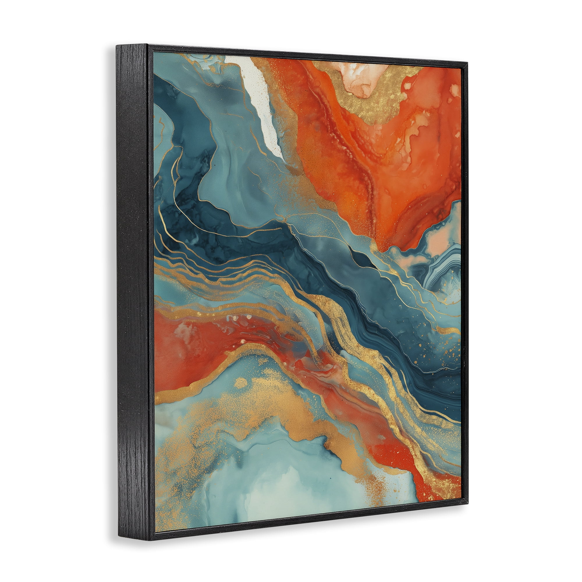 Stupell Industries Vibrant Fusion Movement Black Framed Giclee Art, design by Svetlana Aleynikova