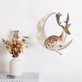 thumbnail image 3 of Metal Moon Animal Skull Wall Decor, Metal Wall Decor, Metal Moon and Animal Decor, Moon and Animal Wall Decor, Moon and Skull Wall Decor, Unique and Mysterious Home Decor (21), 3 of 6