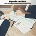 thumbnail image 6 of FHBVT 8-Digit Large Display Calculator, Portable Office & School Desk Calculator, Quiet Operation with Round Buttons, Compact & Easy to Use, Ideal for Business, Home & Classroom, 6 of 7