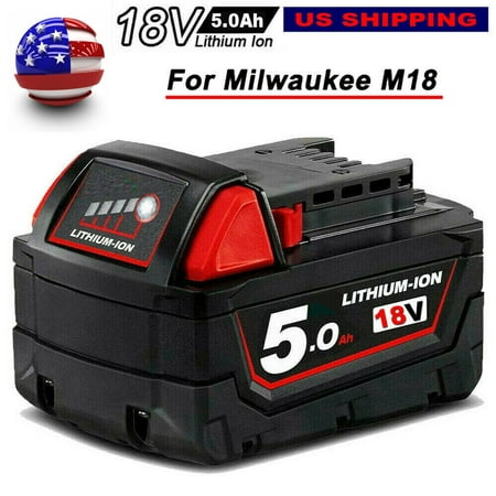 

3x Battery 5000mAh For Milwaukee M18 Lithium XC 5.0Ah Extended Capacity Pack 48-11-1890