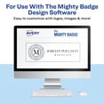 thumbnail image 3 of Avery Reusable Magnetic Professional Name Badge System, 1" x 3" Silver Name Tags, 10 Identification Badges, 80 Laser Printable Inserts, Design Softwa, 3 of 7