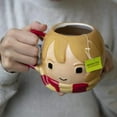 thumbnail image 2 of Harry Potter Hermione Granger Coffee Mug, 24 oz - Cute Chibi Design with Gryffindor Scarf Handle - Great Gift for Kids & Teens - Ceramic, 2 of 6