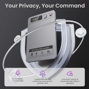 AI Voice Recorder, App Control, AI Analysis & Summarize for for Lectures, Meetings, Calls, 64GB Memory