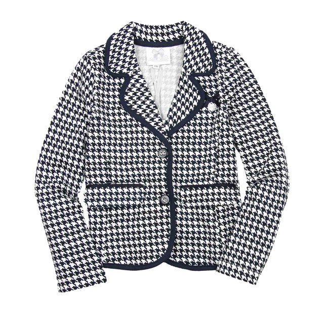 Le Chic Girl's Houndstooth Blazer, Sizes 3-14 - 4/104
