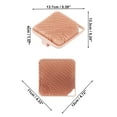 thumbnail image 4 of Unique Bargains 1 Pc Bath Brush Back Scrubber for Bathroom for Shower 5.39"x5.24"x1.57" Pink, 4 of 6