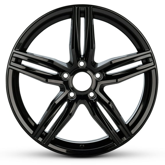 Romac Venom 19 Inch, 5 x 120 Bolt Pattern, 35 mm Offset, 72.6 mm Hub - Gloss Black Alloy Rim