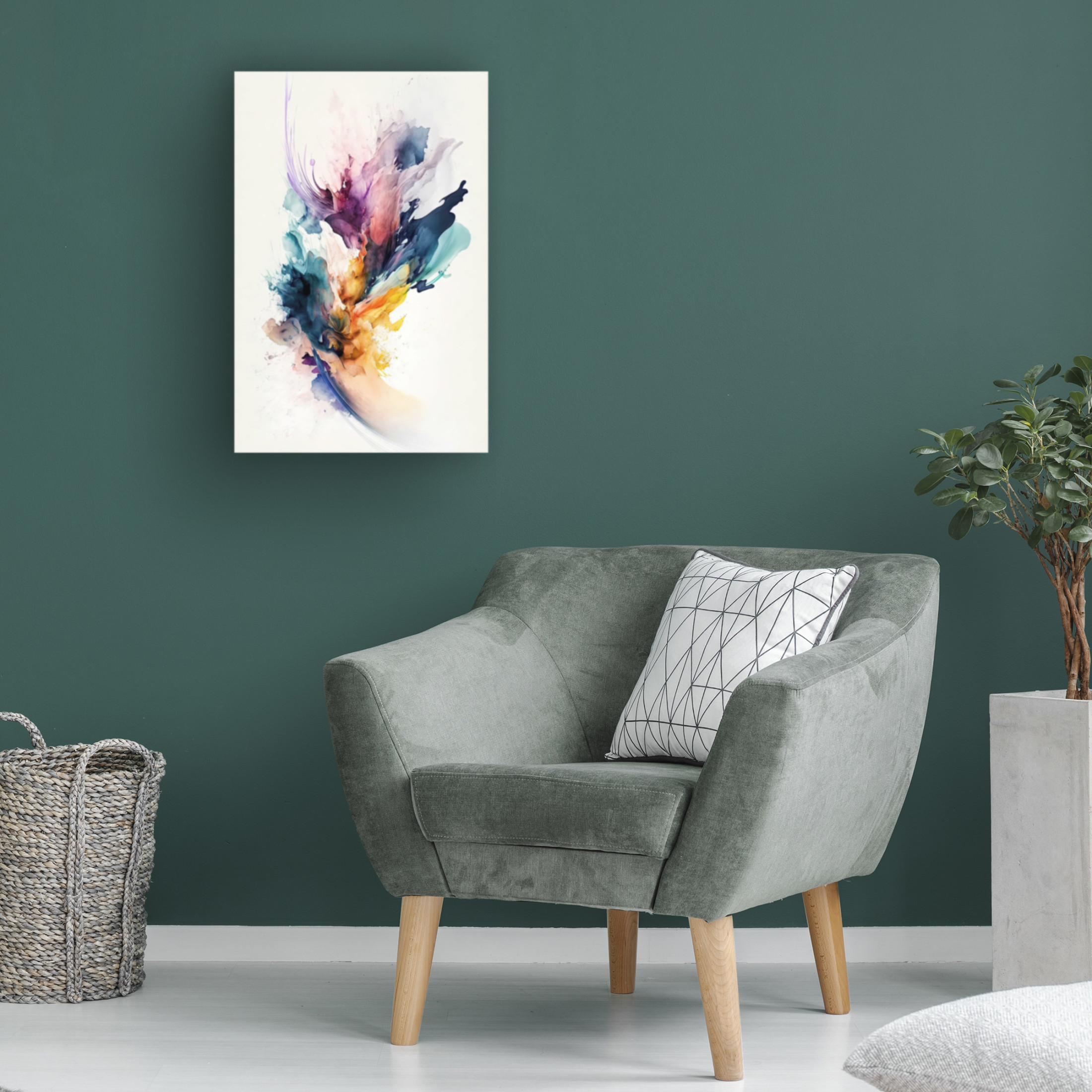 Trademark Fine Art Mauro  Whispers of Color Canvas Wall Art