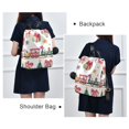 thumbnail image 4 of FORMRS Women's Travel Backpack Purse Anti-Theft Hidden Pockets Casual Shoulder Bag, Christmas Penguin, 4 of 7