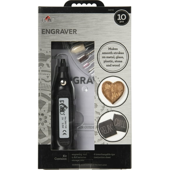 Plaid 10 piece Engraving Tool Set