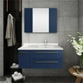 thumbnail image 3 of Fresca Fvn6136-Uns-R Lucera 36" Wall Mounted Single Basin Vanity Set - Blue, 3 of 12
