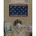 thumbnail image 6 of Outdoor TV Cover 30 to 32 Inch Weatherproof, Patriotic Stripe Stars Waterproof TV Screen Protector for Outside Decor with Zipper and Pocket 30"L x 19"H&nbsp; , Farmhouse Country Red White and Blue, 6 of 7