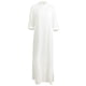 thumbnail image 4 of Mujeres Retro Long Maxi Vestido Elegante Sexy Señoras Larga Manga Collar Larga Línea Split Soli Irfora Vestido Maxi, 4 of 7