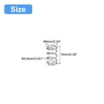 thumbnail image 2 of Unique Bargains Compression Spring, 5 Pack 304 Stainless Steel, 6mm OD, 0.8mm Wire, 10mm Length, 2 of 6