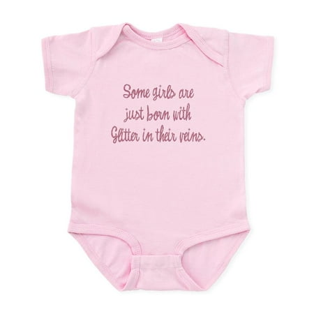 

CafePress - Glitter 1 Body Suit - Baby Light Bodysuit Size Newborn - 24 Months