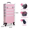 thumbnail image 2 of Equipaje cosmético multicapa libremente combinado, carrito de artista profesional, maleta de maquillaje, caja de herramientas para tatuaje, manicurista, 2 of 4